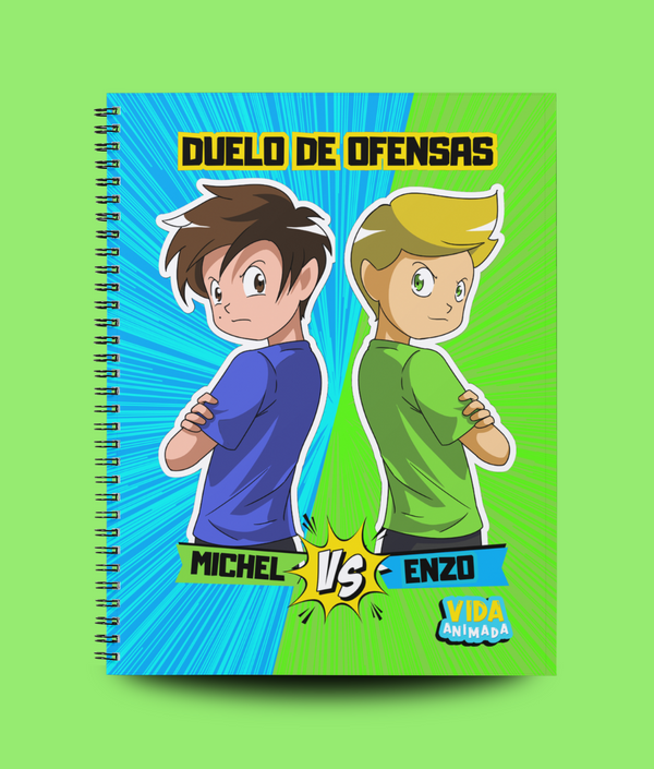 Caderno Duelo de ofensas